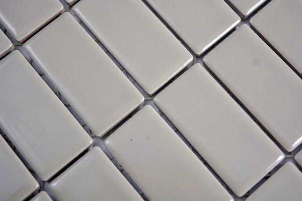 Motif main Mosaïque Céramique baguettes boue brillante Carrelage WC Salle de bains MOS24D-2401_m