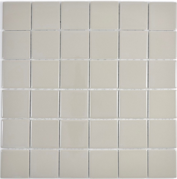Échantillon manuel de carreaux de mosaïque ÉCRAN GRIS MANHATTAN brillant MOS14-2401_m