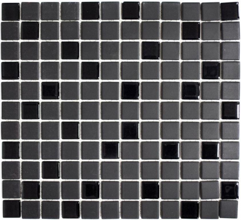 Motif main Mosaïque Carreau céramique brun non émaillé Carreau de mur Carreau de salle de bain MOS18-CU050_m