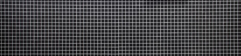 Mosaïque Carreau céramique noir non émaillé Bac de douche Carreau de sol MOS18B-0311-R10_f