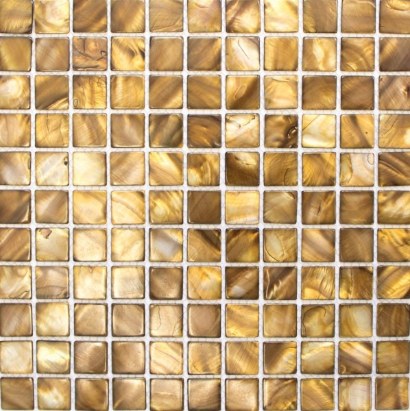 Motif main Mosaïque Coquillage Beige Carrelage mural Salle de bain MOS150-SM2569_m