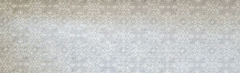 Mosaïque Carreau en aluminium argenté Miroir de fond de cuisine MOS49-C101D