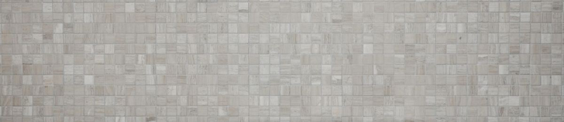Motif main Carreau de mosaïque Marbre Pierre naturelle Gris Rayures MOS42-0204_m