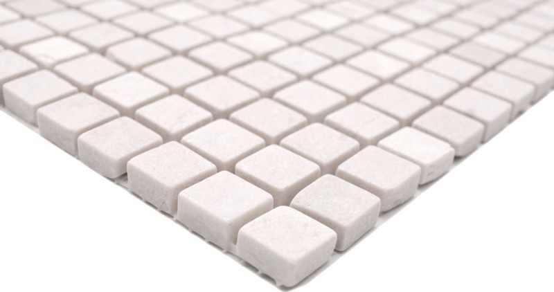 Marbre Mosaïque Pierre naturelle crème beige clair mini carré - MOS38-0104