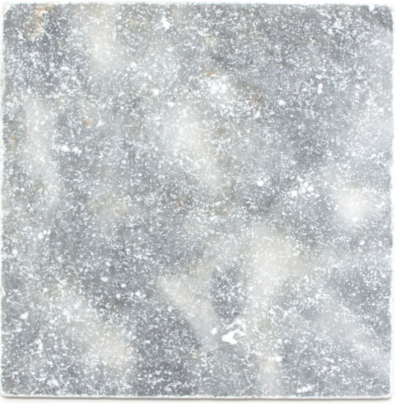 Carreau de marbre Pierre naturelle Bardiglio gris clair anthracite Carreau en pierre naturelle aspect antique Carreau de sol Receveur de douche Cuisine Mur - MOSF-45-40030