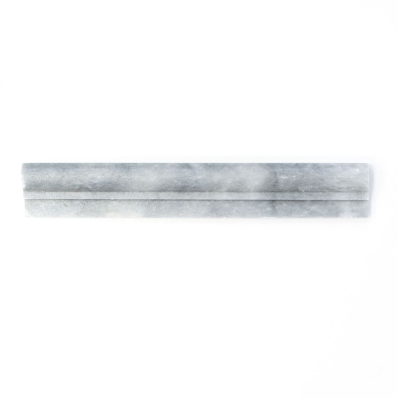 Borde Bordures Marbre Pierre naturelle Bardiglio gris clair anthracite Profilé pierre naturelle Aspect antique Cuisine Mur Salle de bain Sol Sauna - MOSProf-40348
