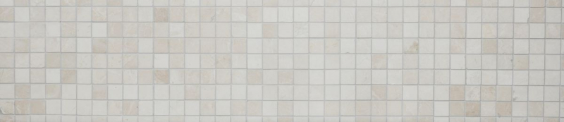 Motif main Carreau de mosaïque Marbre Pierre naturelle Ivoire Botticino Antique Marble MOS36-0106_m