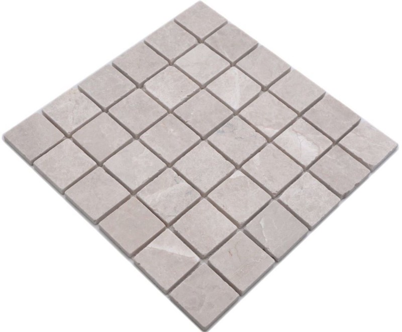 Marbre Mosaïque Carreau pierre naturelle ivoire crème beige clair Carreau mural cuisine salle de bain - MOS36-0106
