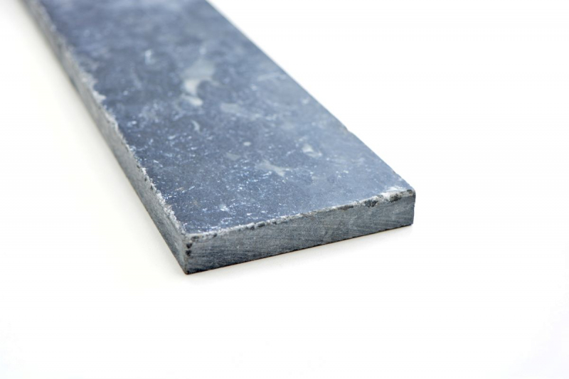 Plinthe marbre pierre naturelle Nero noir anthracite gris foncé Plinthe pierre naturelle aspect antique mur cuisine sol salle de bain - MOSSock-43470