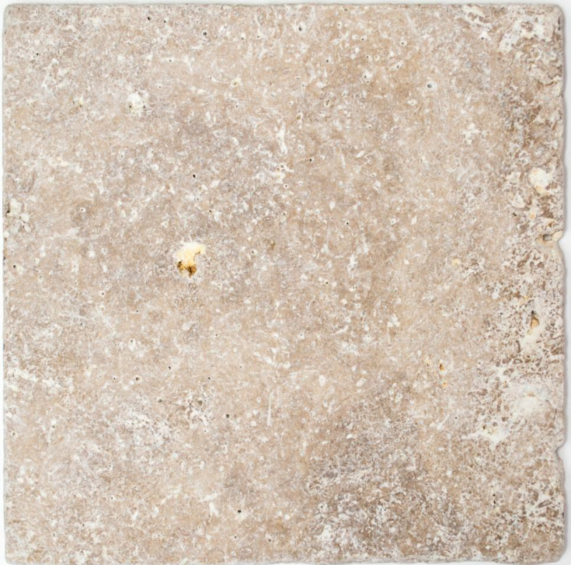 Carreau travertin pierre naturelle Noce noyer brun Carreau pierre naturelle aspect antique Carreau de sol Carreau de mur Carreau de cuisine - MOSF-45-44030