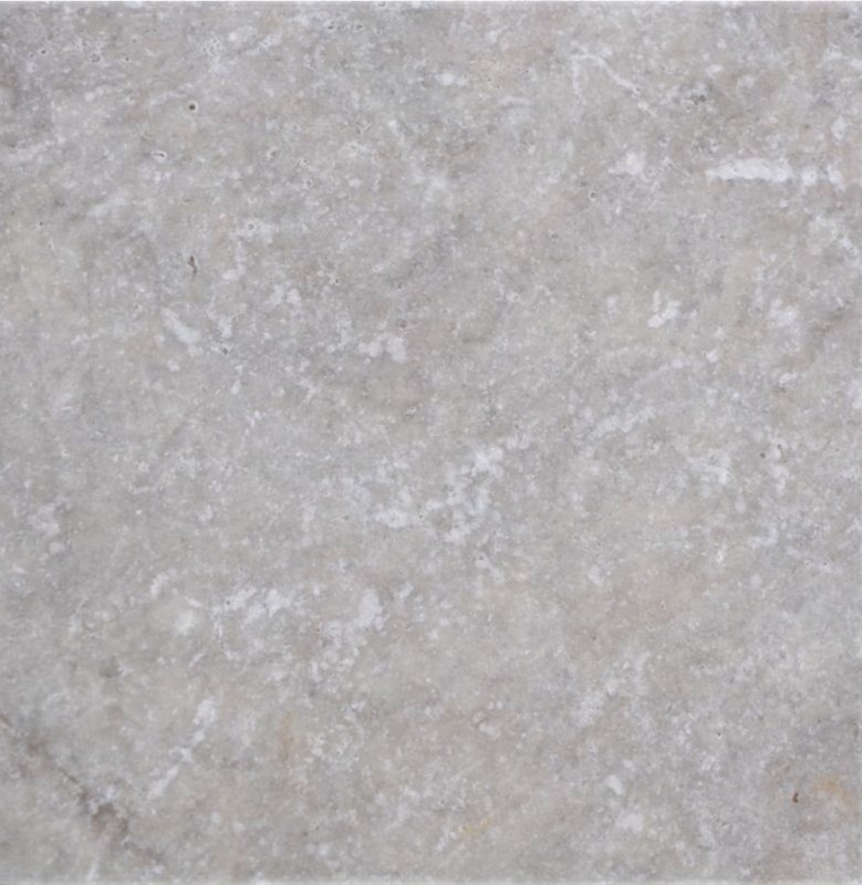 Carreau travertin pierre naturelle Silver argent blanc gris clair Carreau pierre naturelle argent aspect antique Carreau de sol Carreau mural cuisine - MOSF-45-47030