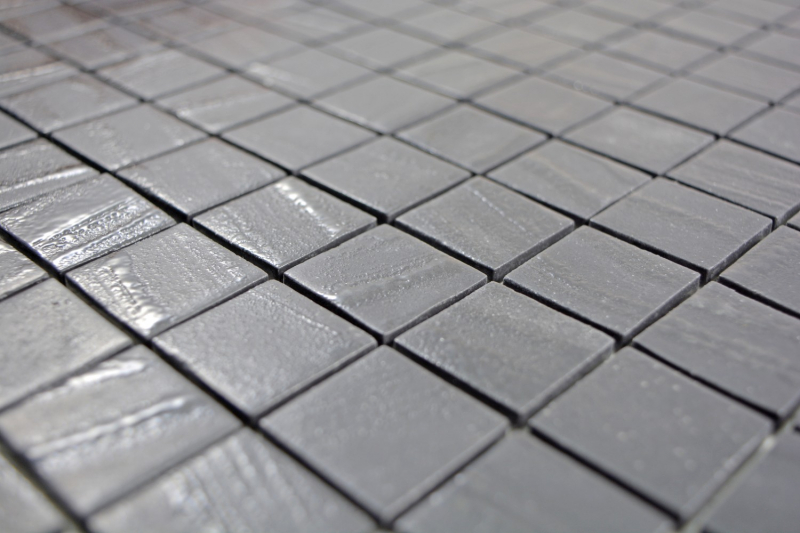 Échantillon manuel de carreau de mosaïque ECO Recycling GLAS ECO noir anthracite MOS360-03_m