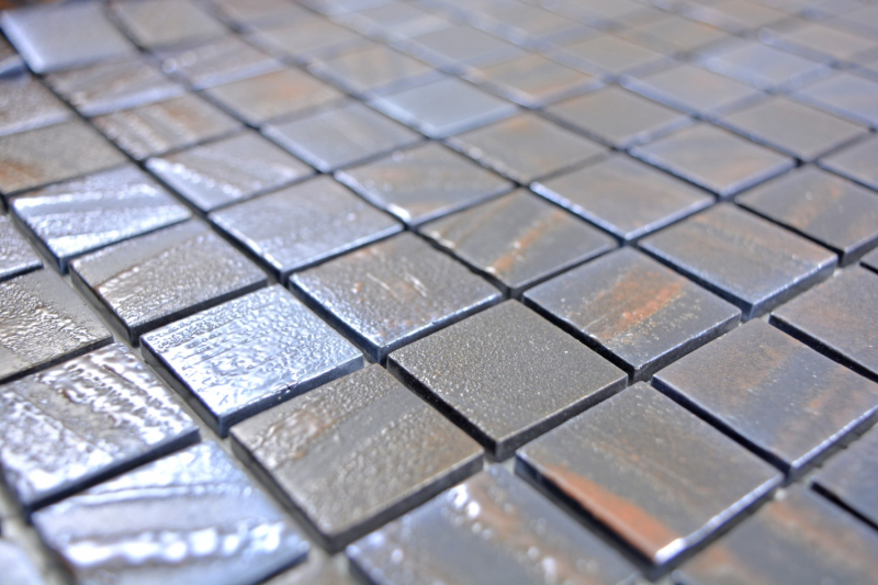 Échantillon manuel de carreau de mosaïque ECO Recycling GLAS ECO bronze oxide MOS360-07_m