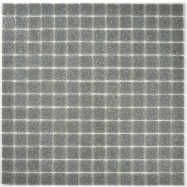 Motif manuel Carreau mosaïque en verre gris Carrelage mural Carrelage de salle de bains Dos de douche MOS200-A09-N_m