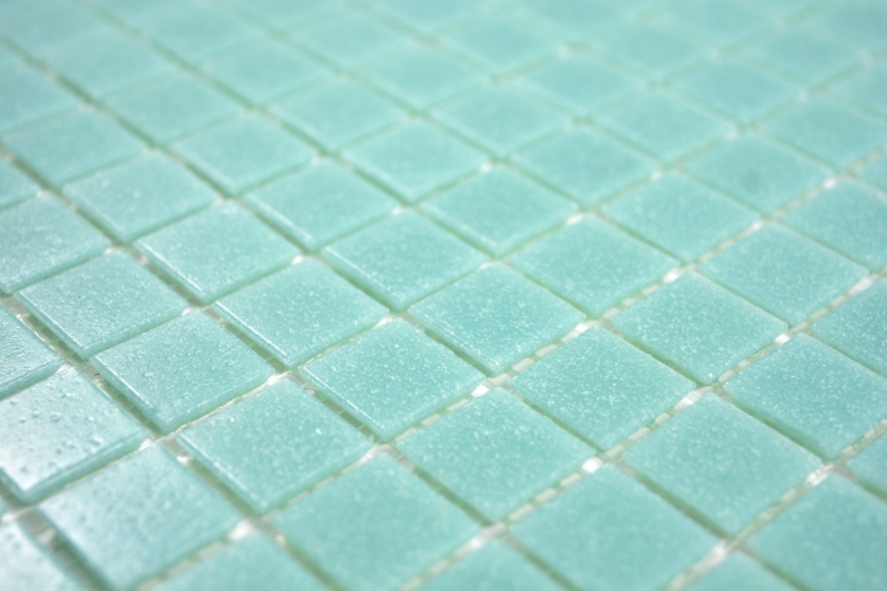 Échantillon manuel de mosaïque de verre vert Carreaux muraux Carreaux de salle de bains Dos de douche Miroir MOS200-A62-N_m