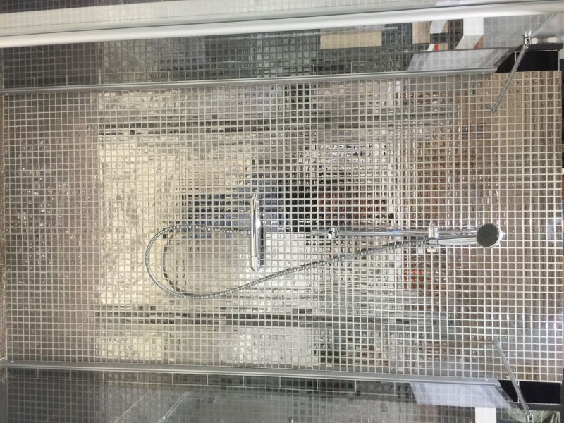 Carreau de mosaïque Mosaïque de verre electroplated argent BAD WC cuisine MUR MOS60-0206