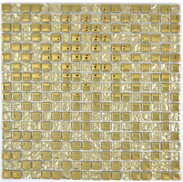 Mosaïque de verre or Carreau de mosaïque electroplated verre BAD WC cuisine MUR carrelage cuisine mur douche MOS92-0707