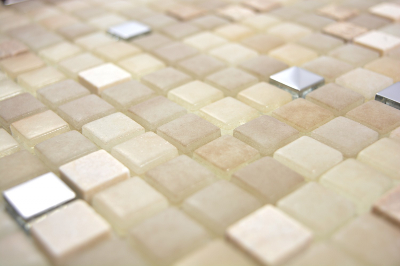 Motif manuel Carreau de mosaïque Pierre translucide blanc SILK BAD WC cuisine MUR MOS91-0214_m