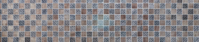 Motif manuel Carreau de mosaïque Translucide champagne noir Mosaïque de verre Crystal Resin Optik MOS78B-0702_m