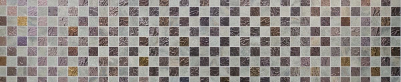 Échantillon manuel Carreau de mosaïque Translucide gris Mosaïque de verre Crystal Pierre Design Quartzite gris MOS88-CR73_m