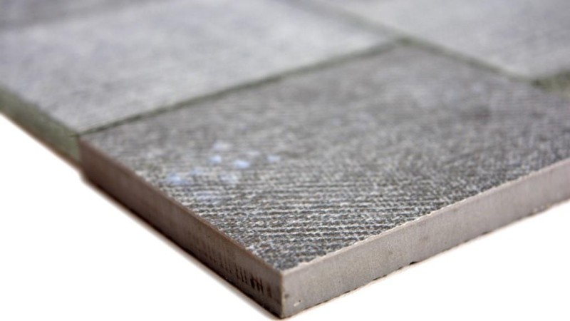 Carreau de mosaïque Céramique translucide beige Rectangle Mosaïque de verre Crystal Céramique beige MOS88J-1202_f