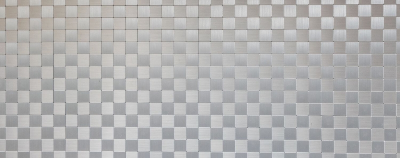 carreau mosaïque autocollant ALU argent métal miroir carrelage fond cuisine MOS200-22M25