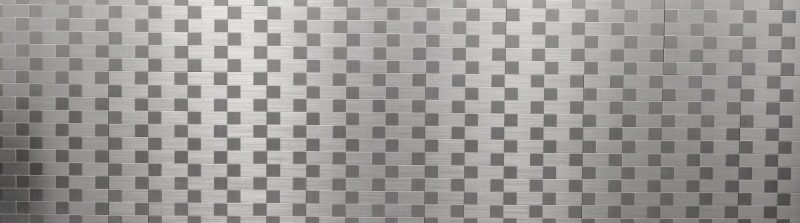 Motif manuel carreau de mosaïque autocollant aluminium argent métal combinaison métal MOS200-4MM87_m