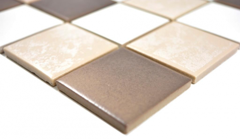 Mosaïque vieux blanc beige marron Carreau mural Carreau de cuisine MOS14-1213_f