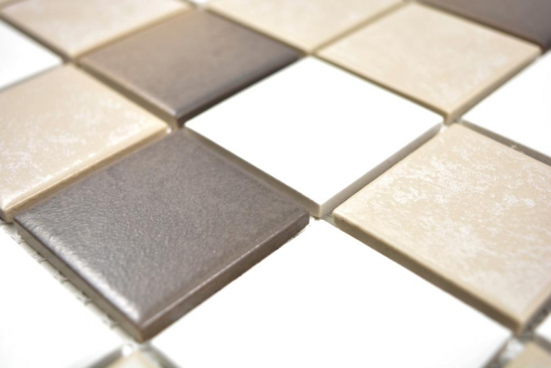 Mosaïque vieux blanc beige marron Carreau mural Carreau de cuisine MOS14-1213_f