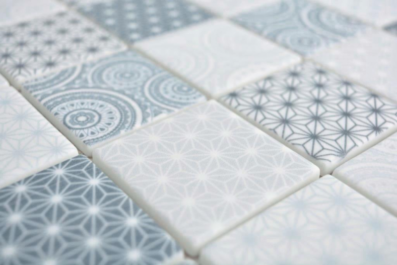 Échantillon manuel GLAS Mosaïque ECO bleu mur carrelage cuisine salle de bain carreau de mosaïque mur carrelage cuisine salle de bain MOS16-0104_m