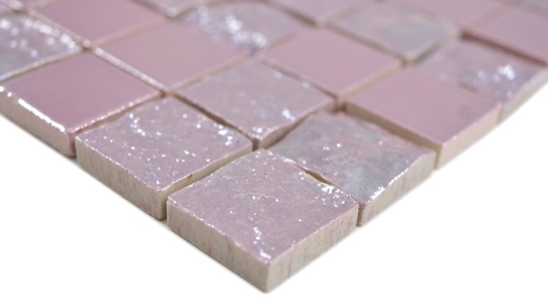 Mosaïque céramique Carreau exclusif Japon rose mur carrelage cuisine salle de bain WC - MOS18-1111