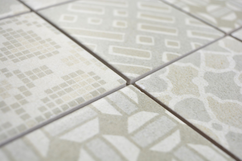 Motif manuel Mosaïque céramique picolo BIANCO Carreau de mosaïque murale Miroir de carrelage cuisine salle de bain MOS22B-B01_m