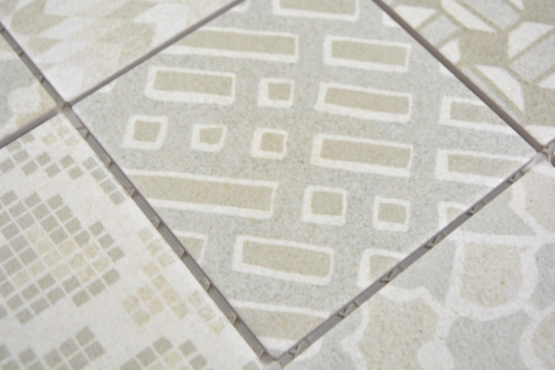 Motif manuel Mosaïque céramique picolo BIANCO Carreau de mosaïque murale Miroir de carrelage cuisine salle de bain MOS22B-B01_m