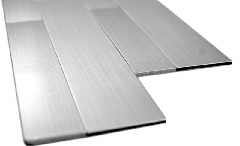 Échantillon manuel de parement mural aluminium autocollant parement mural métallique MOS200-W2200_m