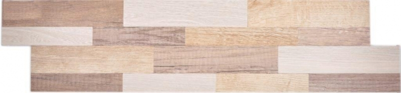 panneau mural autocollant ALU métal imitation bois clair panneau arrière cuisine carrelage