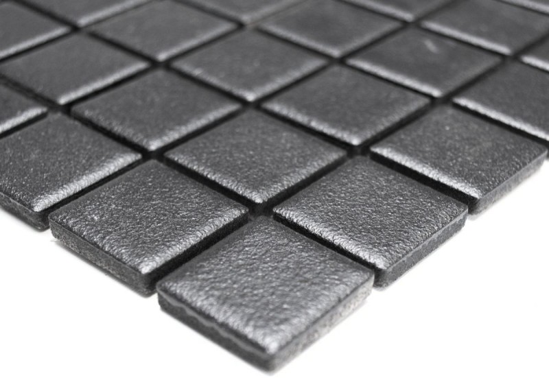 Mosaïque céramique Carreaux de mosaïque antidérapant antidérapant bac de douche soft noir MOS18-0311-R10