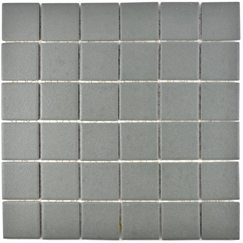 Échantillon manuel de carreaux de mosaïque Céramique grise métal RUTSCHEMENTS MOS14-0222-R10_m