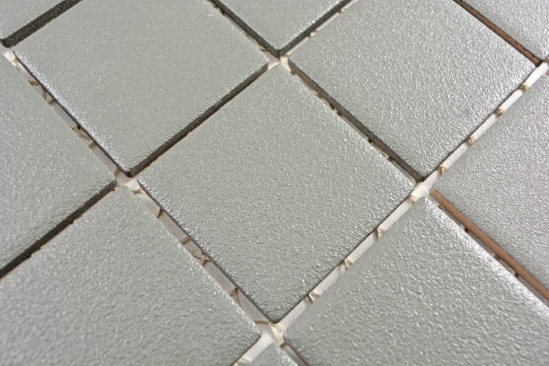 Échantillon manuel de carreaux de mosaïque Céramique grise métal RUTSCHEMENTS MOS14-0222-R10_m
