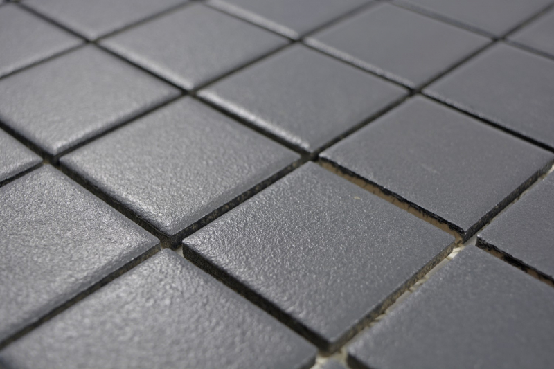 Échantillon manuel de carreaux de mosaïque Céramique soft noir RÉSISTANT À LENTRAÎNEMENT MOS14-0311-R10_m