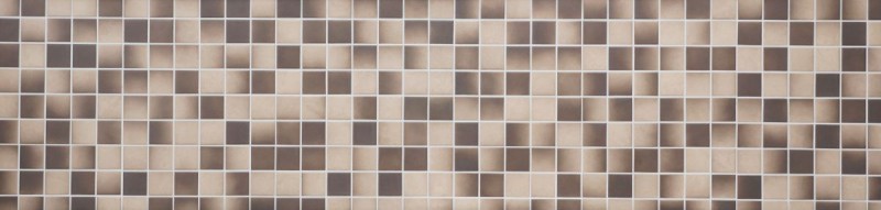 Céramique Carreau Mosaïque MARRON BEIGE MIX INTERMEDIAIRE Carrelage cuisine - MOS16-1211-R10