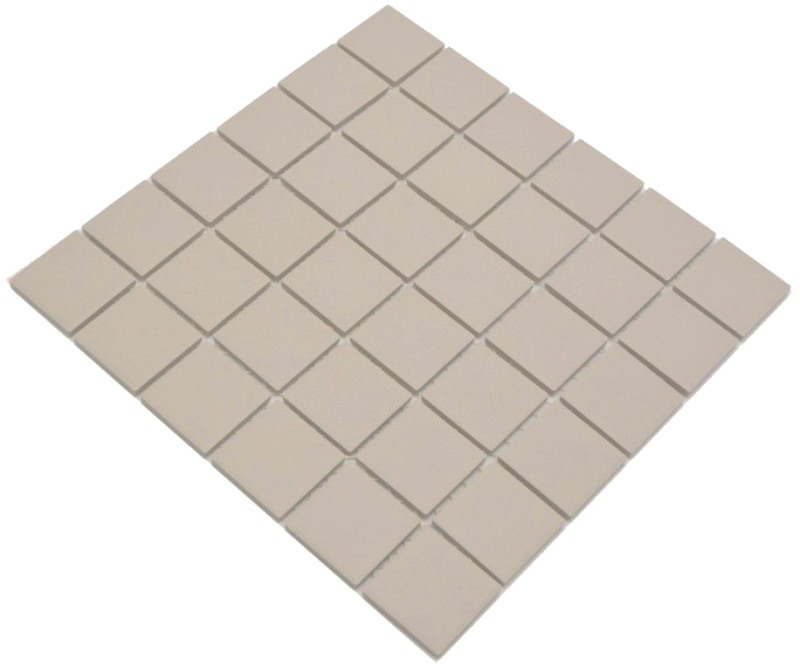 Céramique Mosaïque Carreau de sol magnolia beige clair non émaillé PLAQUE DE DOUCHE - MOS14B-1211-R10