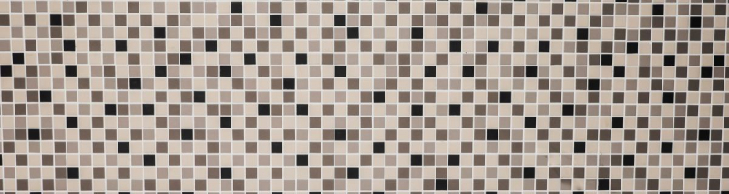 Carreau mosaïque céramique beige clair gris vieux blanc anthracite non émaillé antidérapant carrelage - MOS18-0205