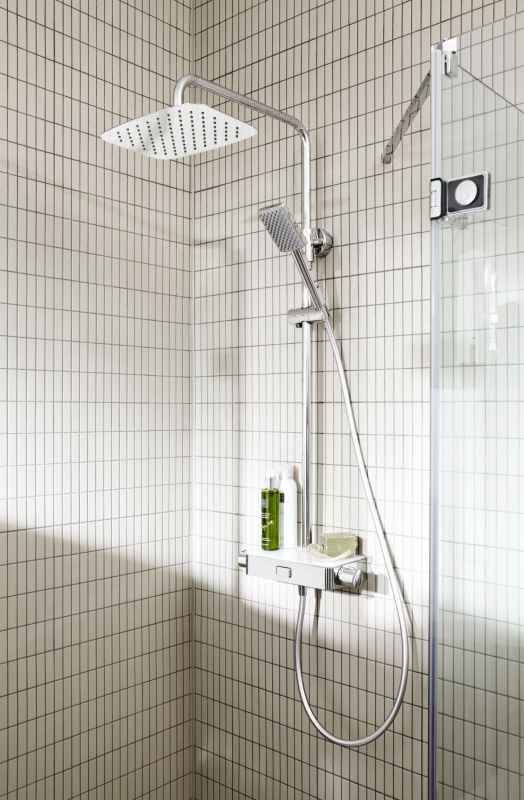 Bâtonnets Mosaïque Céramique beige clair non émaillée antidérapant receveur de douche carrelage de sol carrelage de salle de bain - MOS24B-1211-R10