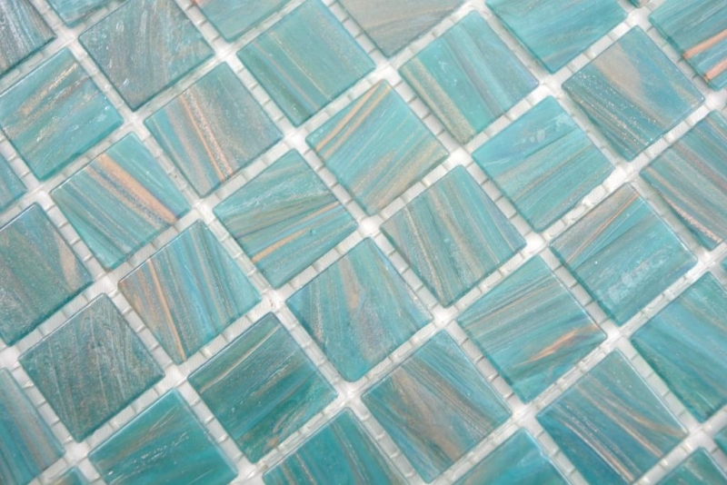 Mosaïque de verre Carreaux de mosaïque vert turquoise cuivre Carrelage cuisine salle de bain MOS230-GA67