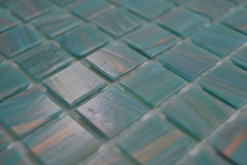 Mosaïque de verre Carreaux de mosaïque vert turquoise cuivre Carrelage cuisine salle de bain MOS230-GA67