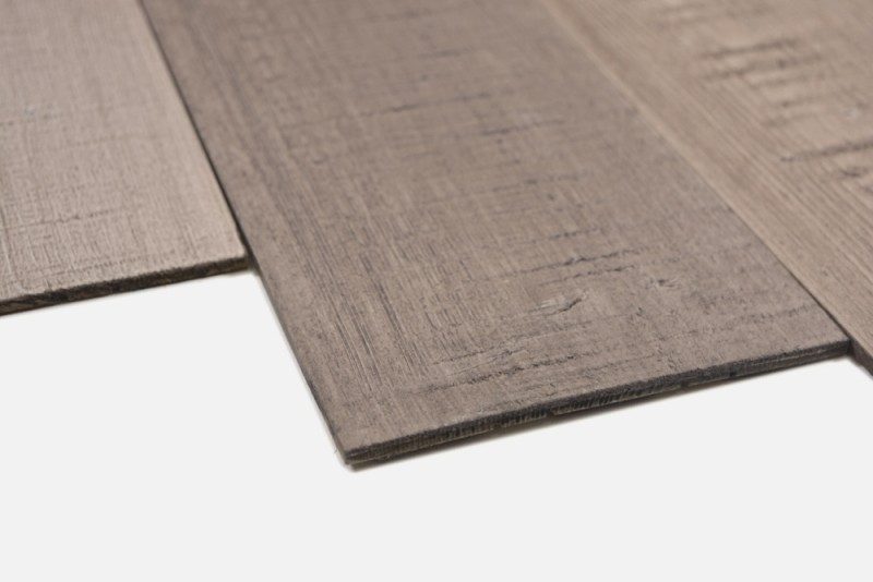 Panneaux muraux en bois autocollants Panneau mural en bois Panneau mural beige marron - MOS170-W123 ( 9 pièces)