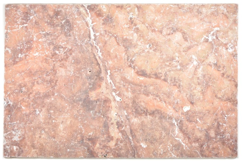 Carreau de sol Rossoverona rose teracotta aspect antique travertin Mosaïque murale carrelage cuisine salle de bain - MOSf-45-45061