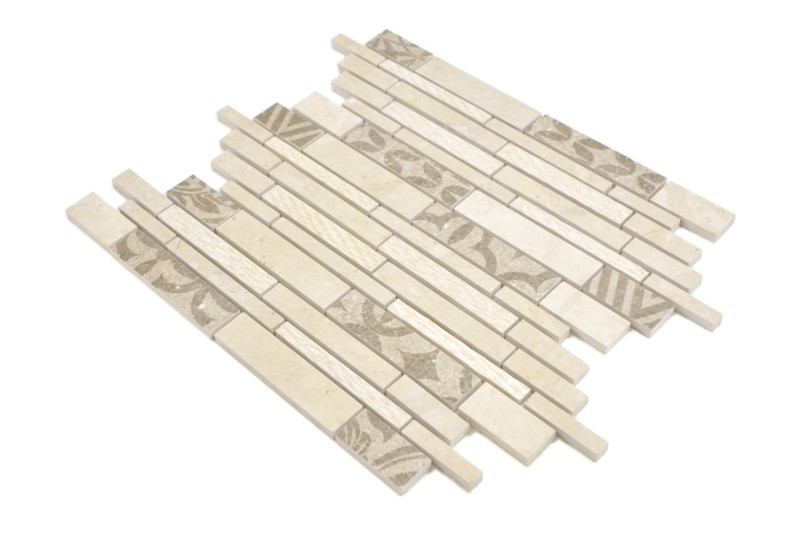 Marbre Mosaïque Mosaïque céramique beige cream Carreau mural Carrelage cuisine - MOS180-A0127B