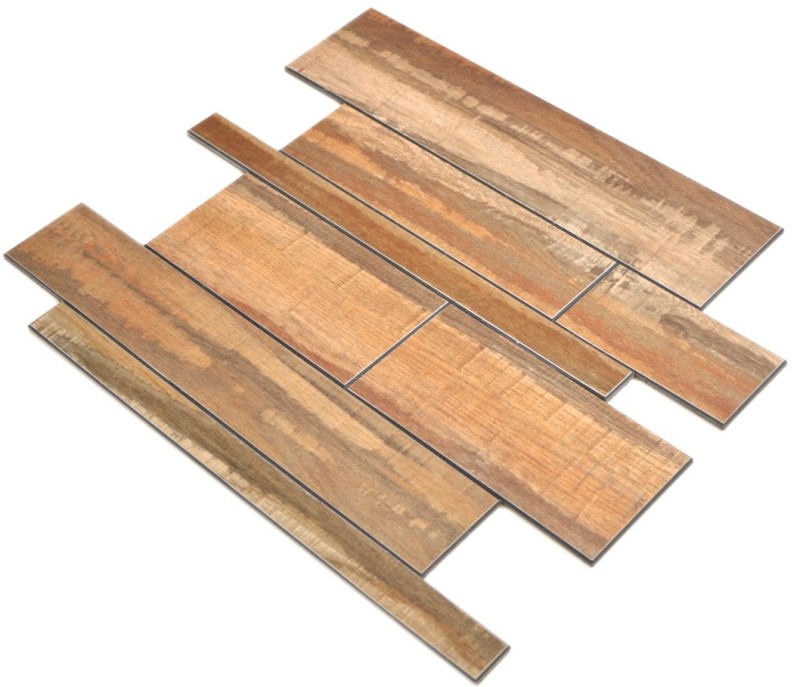 Habillage mural Dos de cuisine Adhésif Panneau de parement aspect bois MOS200-58WRS