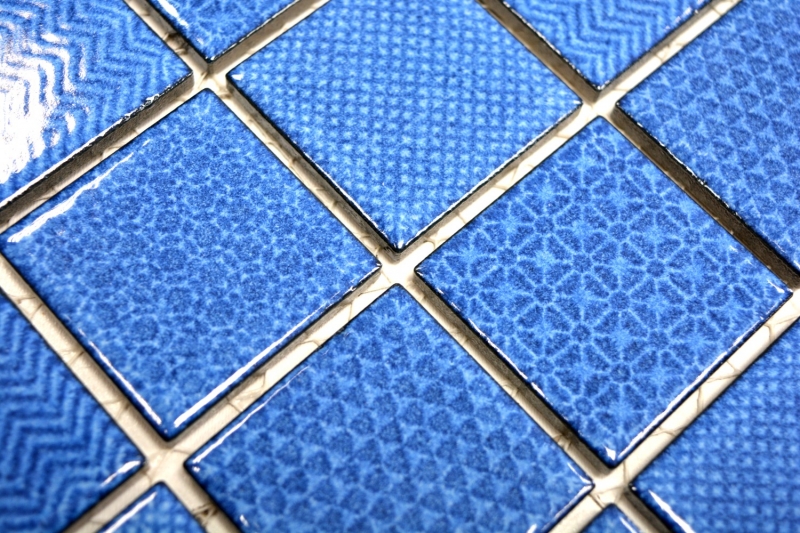 Motif manuel Carreau de mosaïque AQUABLAU BAD Pool Carrelage de salle de bain douche MOS16-0404_m